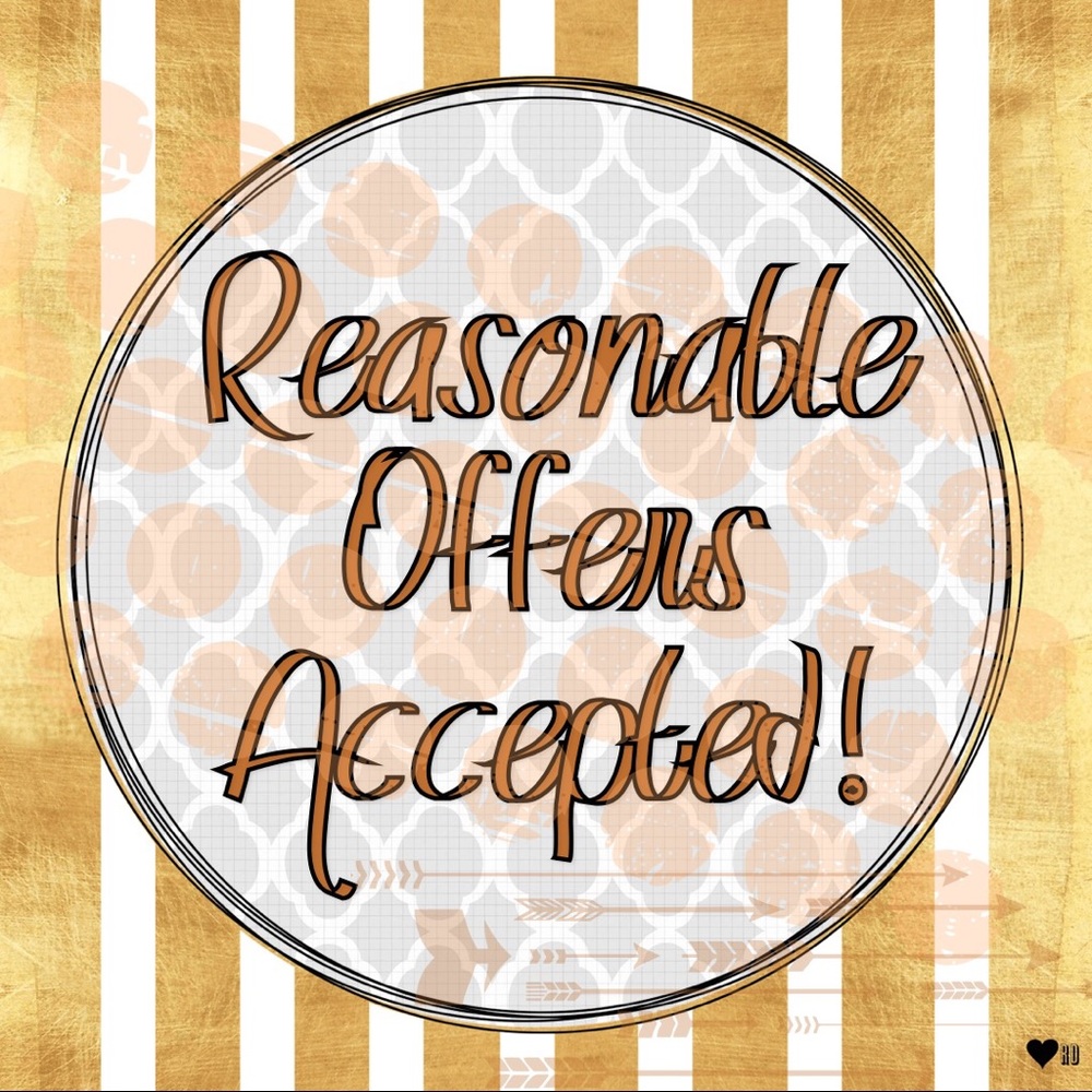 Reasonable offers accepted!